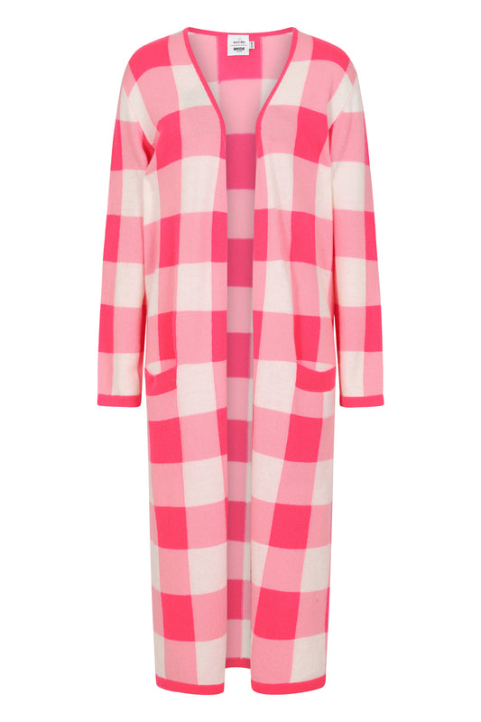 Coatigan Plaid Strawberry