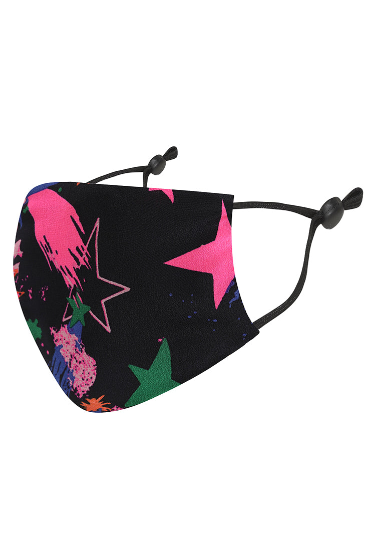 Silk Facemask Fireworks Agate