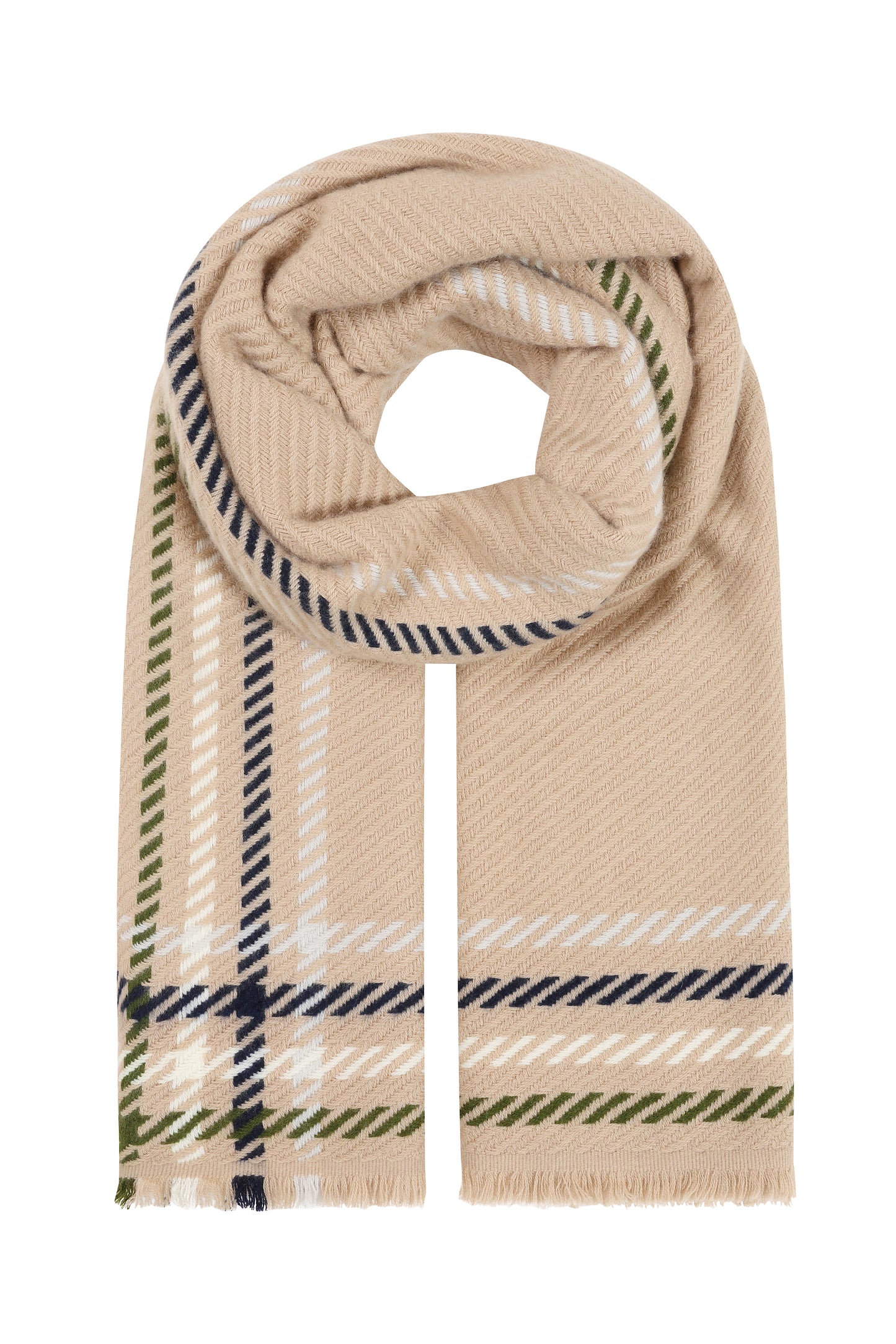 Plaid Yellowstone Cashmere Woven wrap