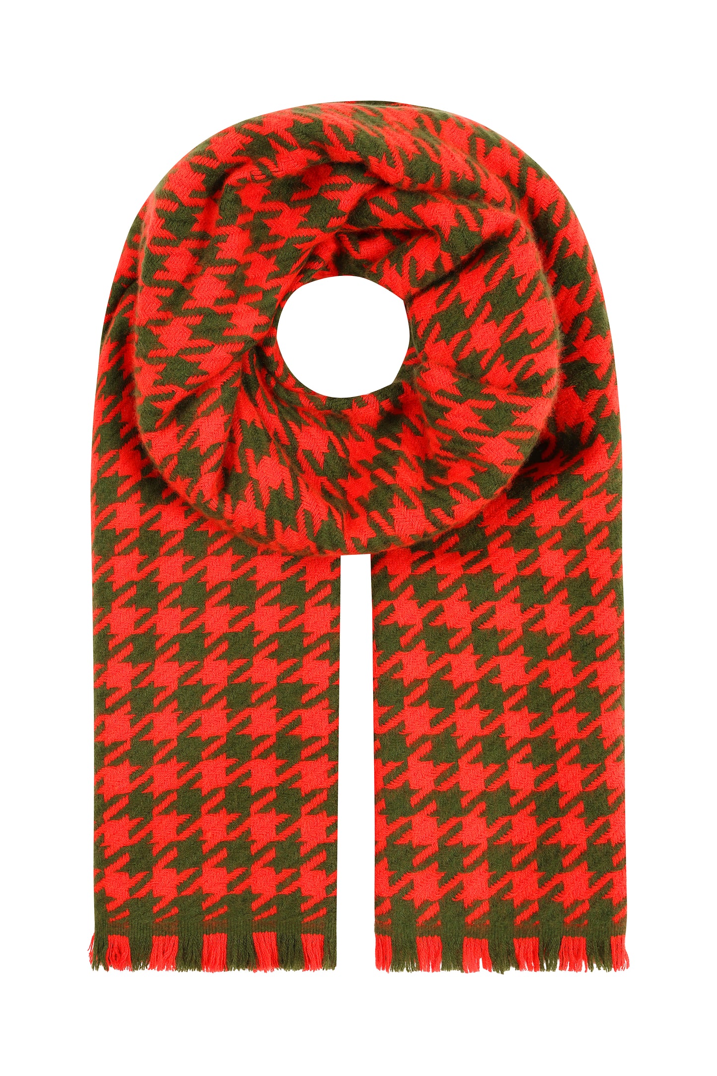 Houndstooth woven wrap Firepit