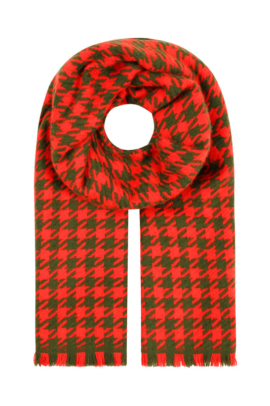 Houndstooth woven wrap Firepit