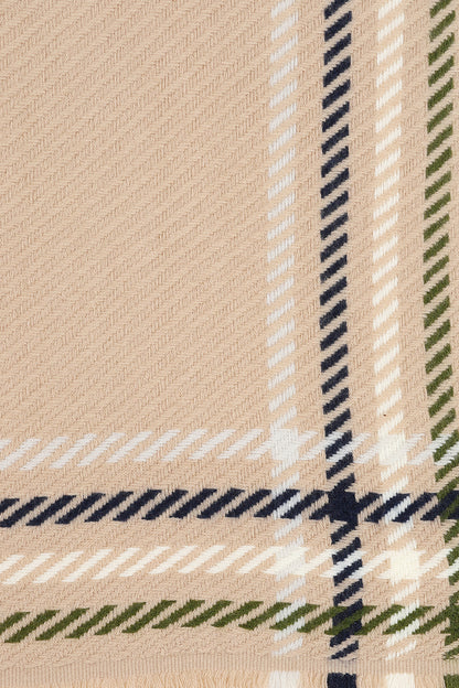 Plaid Yellowstone Cashmere Woven wrap