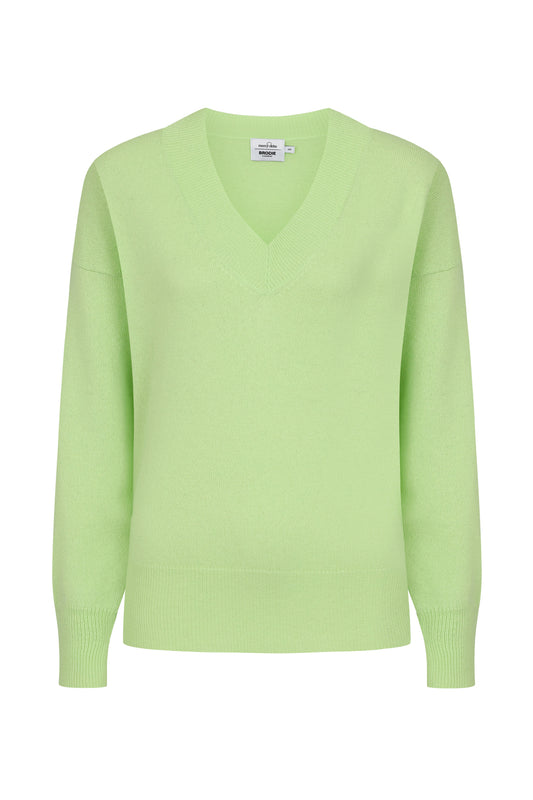 Ashdown V-Neck Solid Pistachio