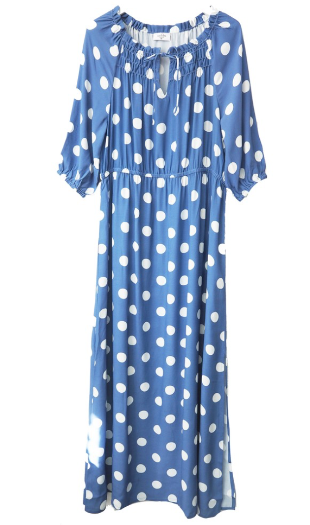 Berrington Maxi Polkadot Bluebell